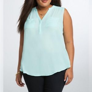 Torrid Georgette Tank Top
